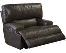 Catnapper Wembley Power Headrest Lay Flat Recliner in Chocolate