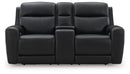 5Z-Comfort Power Reclining Loveseat with Console