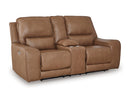 DeepWakes Power Reclining Loveseat with Console