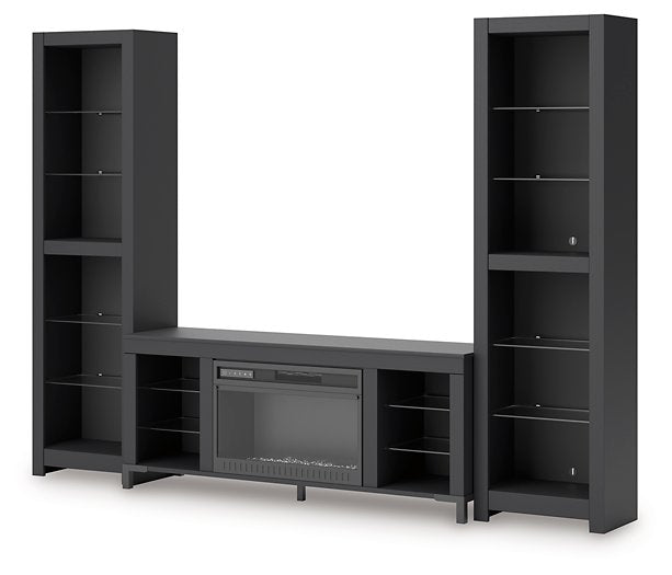 Cayberry Entertainment Center with Electric Fireplace