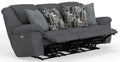 Trifecta Power Sofa w/3 Recliners and Drop Down Table