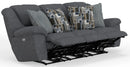 Trifecta Power Sofa w/3 Recliners and Drop Down Table