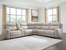 Gravier Power Reclining Sectional with Storage Console