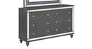Crown Mark Refino 6 Drawers Dresser in Gray image