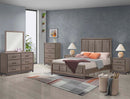 Crown Mark Furniture River 6 Drawer Dresser in Brown