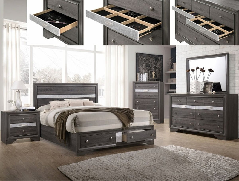 Crown Mark Regata Chest in Grey