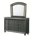 Crown Mark Furniture Adira 8 Drawer Dresser in Silver