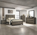 Crown Mark Furniture Remington King Panel Bed in Brown B8160-K image