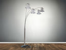 Rain Drop Arc Lamp 84 H Pewter