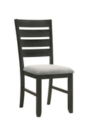 BARDSTOWN SIDE CHAIR WHEAT CHARCOAL