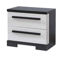 REMINGTON NIGHTSTAND CHALK/EBONY