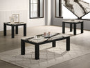 Ivy 3-Pk Cktl Set Faux Marble White
