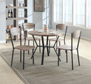 Blake 5-Piece Round Dining Set Greywash