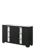 Crown Mark Furniture Rangley 6 Drawer Dresser in Black image
