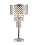 Crystal On Mesh Table Lamp 24 H