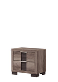 Crown Mark Furniture Rangley 2 Drawer Nightstand in Brown image