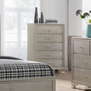 Crown Mark Lyssa 5 Drawer Chest in Embossed Crocodile Pattern image