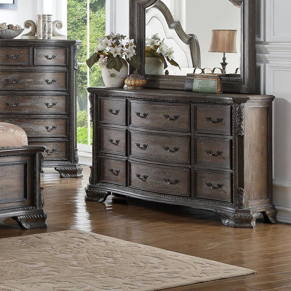 Crown Mark Sheffield Dresser in Antique Grey image