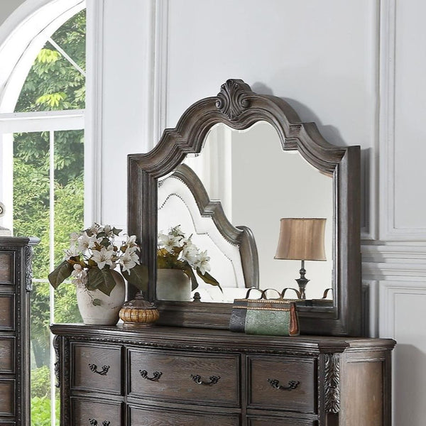 Crown Mark Sheffield Mirror in Antique Grey image