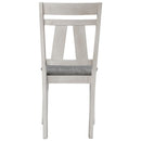 Crown Mark Maribelle Side Chair in Chalk/Grey (Set of 2)