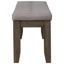 Crown Mark Bardstown Bench in Gray