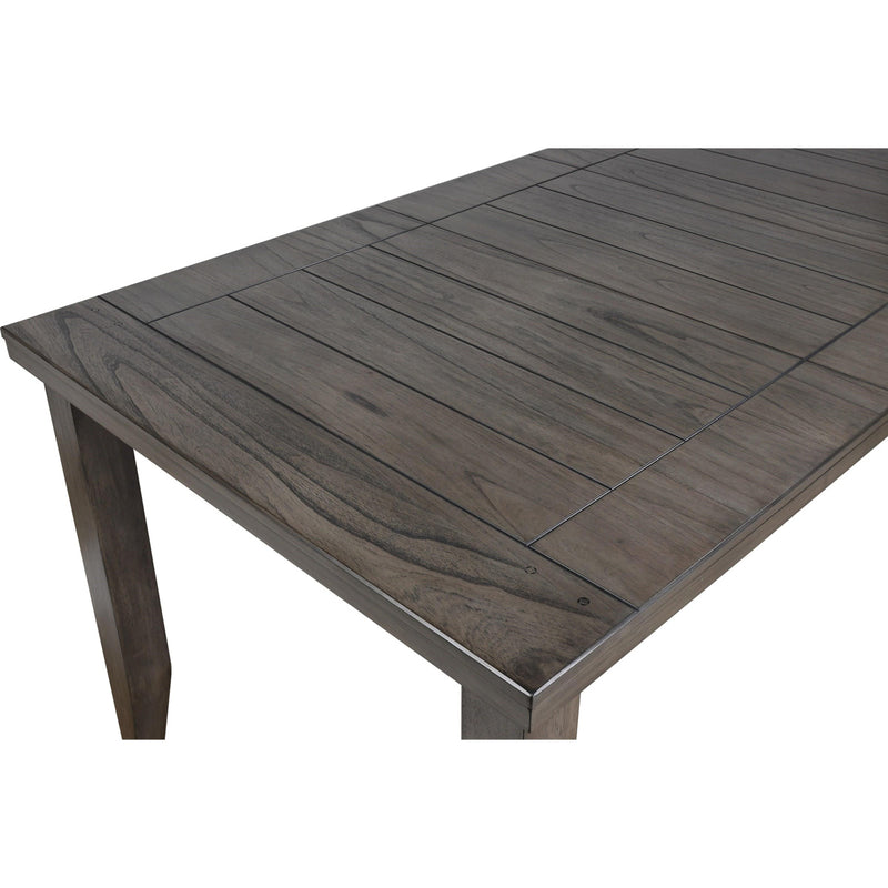 Crown Mark Bardstown Counter Height Table in Gray